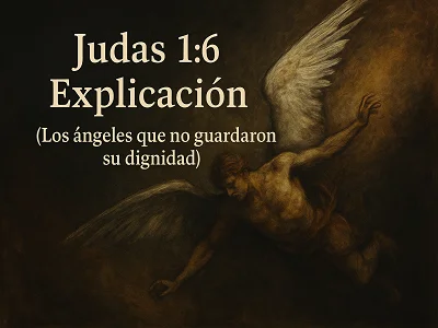 Judas 1:6 explicación: Los ángeles que no guardaron su dignidad