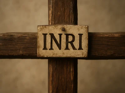 ¿Cuál es el significado de INRI en la cruz?