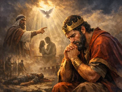 El pecado y arrepentimiento de Davis ante Natán y sus consecuencias