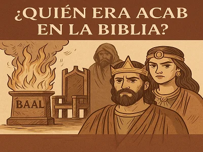 ¿Quién era el rey Acab en la Biblia?