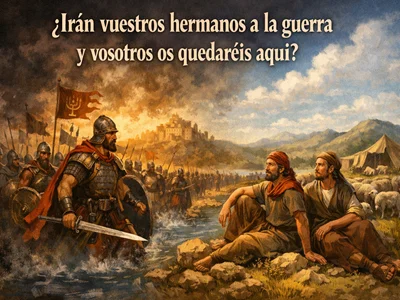 ¿Irán vuestros hermanos a la guerra y vosotros os quedaréis aquí?
