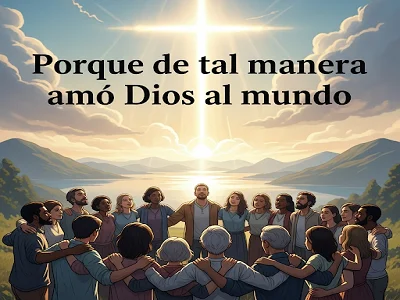 Porque de tal manera amó Dios al mundo (Juan 3:16)