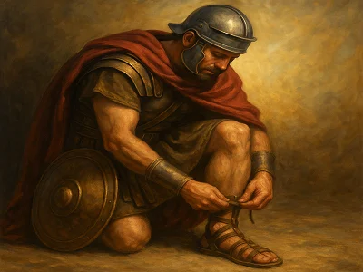 Calzado vuestros pies con el apresto del evangelio