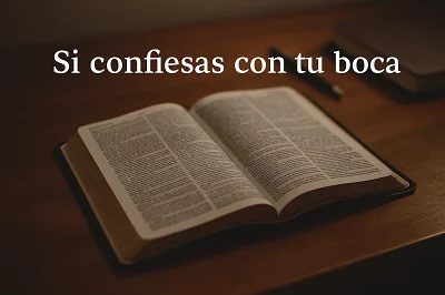 Si confesares con tu boca que Jesús es el Señor, y creyeres en tu corazón que Dios le levantó de los muertos, serás salvo (Romanos 10:9)