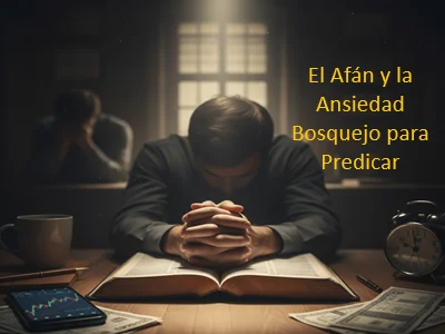 El afán y la ansiedad (Bosquejo para Predicar)