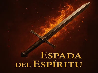 La Espada del Espíritu que es la Palabra de Dios (Espada con llama encendida)