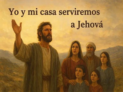 Mi casa y yo serviremos al Señor (Josué 24:15)