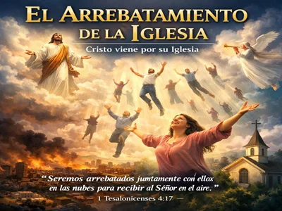 Bosquejo para predicar sobre el arrebatamiento de la iglesia: Gente, personas, creyentes subiendo a recibir a Jesús en el aire