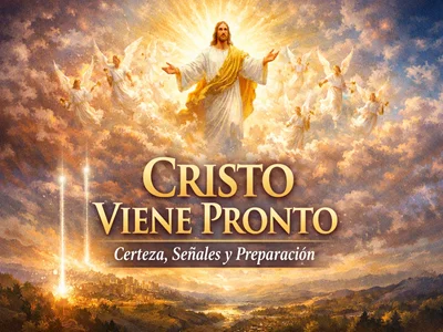 Cristo viene pronto en las nubes, para recibirle en el aire