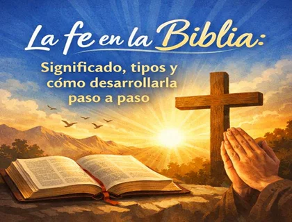 La fe en la Biblia: significado, tipos y cómo desarrollarla paso a paso