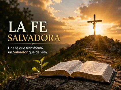La fe salvadora: Una fe que transforma, un Salvador que da vida