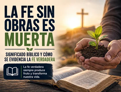 La fe sin obras es muerta: Significado bíblico y cómo se evidencia la fe verdadera