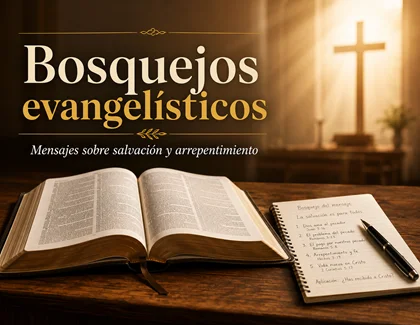 Bosquejos evangelísticos para predicar: mensajes sobre salvación y arrepentimiento