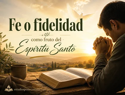 Fe o fidelidad como fruto del Espíritu Santo: significado bíblico y vida cristiana