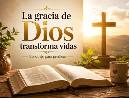 La gracia de Dios transforma vidas: bosquejo para predicar