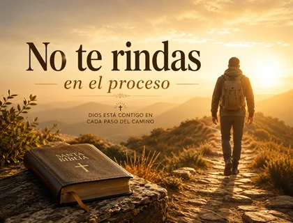 No te rindas en el proceso: bosquejo para predicar