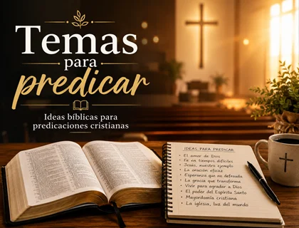 Temas para predicar: guía bíblica con ideas para predicaciones cristianas