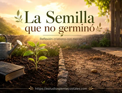 La Semilla que no germinó: Reflexión Cristiana con Moraleja