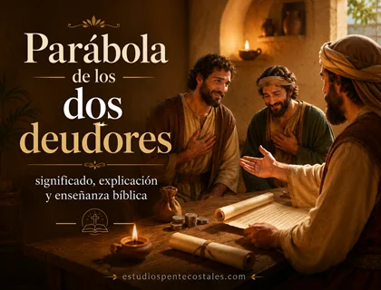 Parábola de los dos deudores: significado, explicación y enseñanza bíblica
