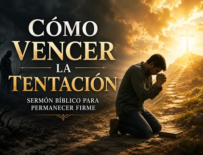 Cómo vencer la tentación: sermón bíblico para permanecer firme