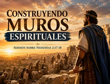 Construyendo muros espirituales: sermón sobre Nehemías 2:17-18