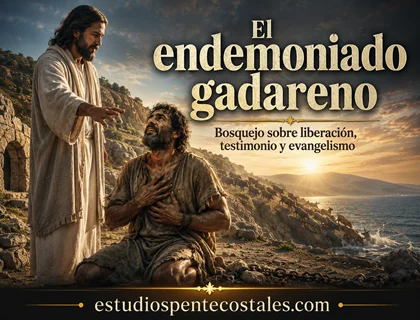 El endemoniado gadareno: bosquejo sobre liberación, testimonio y evangelismo