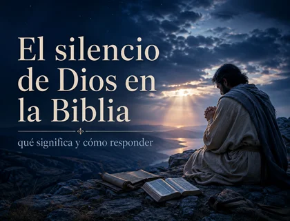 El silencio de Dios en la Biblia: qué significa y cómo responder