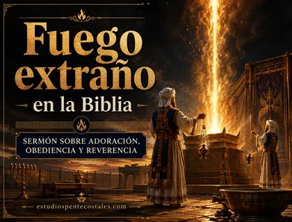 Fuego extraño en la Biblia: sermón sobre adoración, obediencia y reverencia