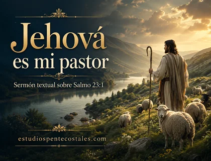 Jehová es mi pastor: sermón textual sobre Salmo 23:1