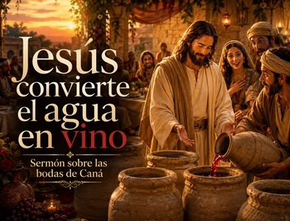 Jesús convierte el agua en vino: sermón sobre las bodas de Caná