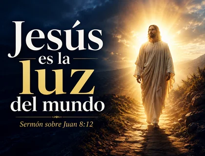 Jesús es la luz del mundo: sermón sobre Juan 8:12