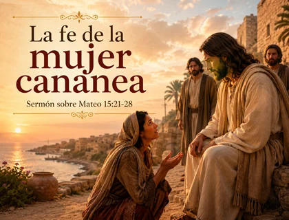 La fe de la mujer cananea: sermón sobre Mateo 15:21-28