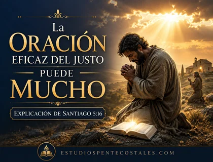 La oración eficaz del justo puede mucho: explicación de Santiago 5:16