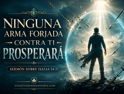 Ninguna arma forjada contra ti prosperará: sermón sobre Isaías 54:17
