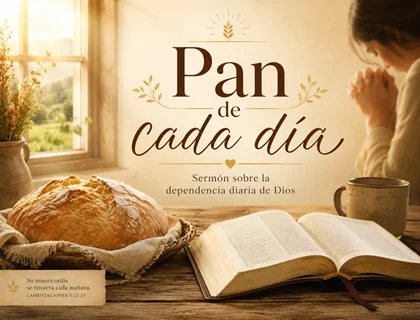 Pan de cada día: sermón sobre la dependencia diaria de Dios