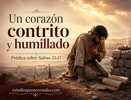 Un corazón contrito y humillado: prédica sobre Salmo 51:17